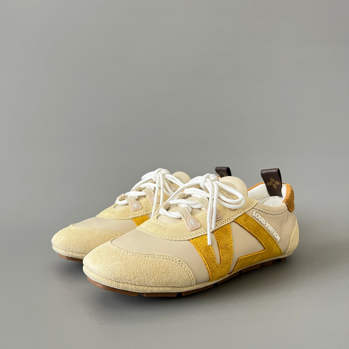 Louis Vuitton Women's Brown Cowhide Leather Shoes