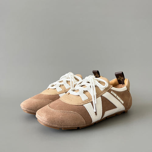 Louis Vuitton Women's Brown Cowhide Leather Shoes