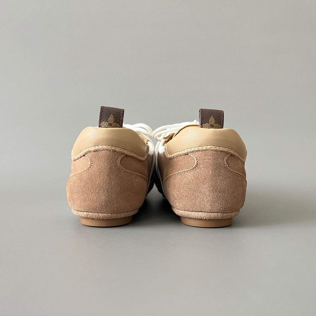 Louis Vuitton Women's Brown Cowhide Leather Shoes